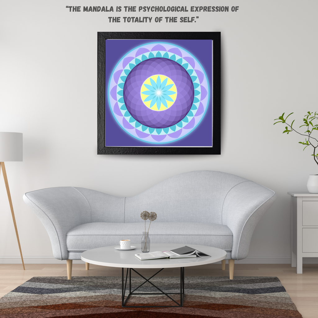 Vibrant Sacred Mandala — Instant Digital Wall Art Print