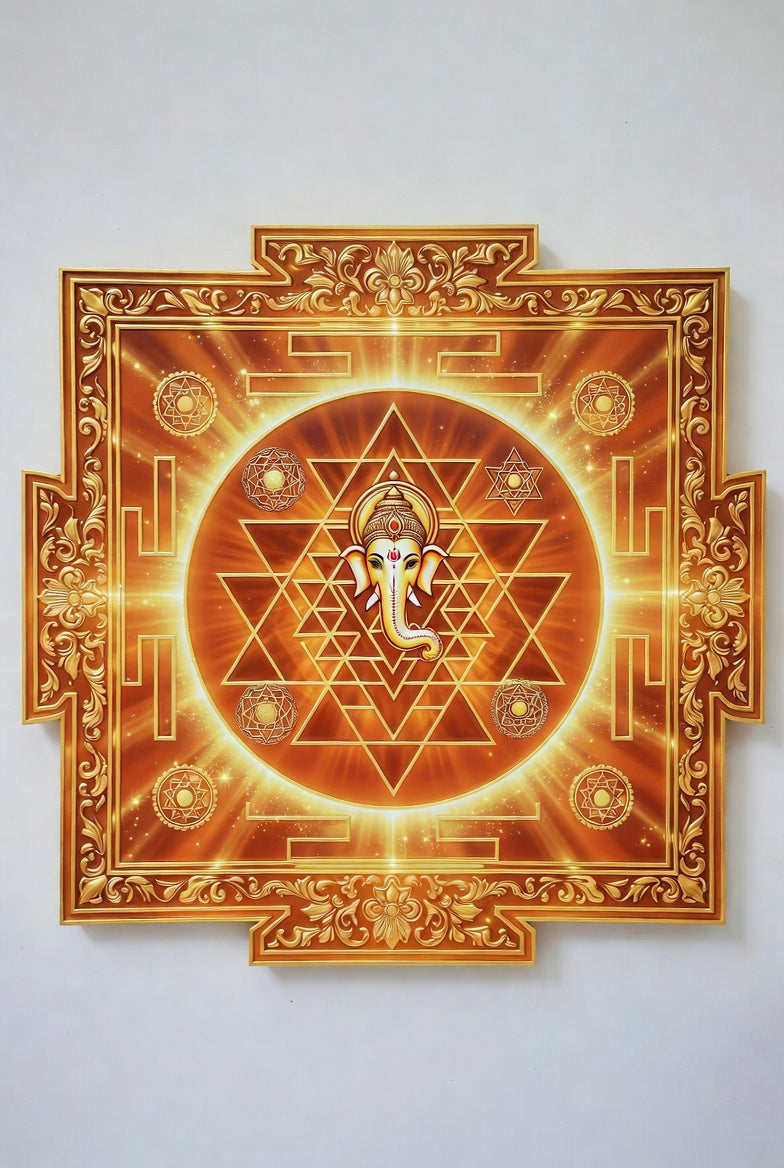Ganesha Yantra Print | Vastu Obstacle Removal | Download
