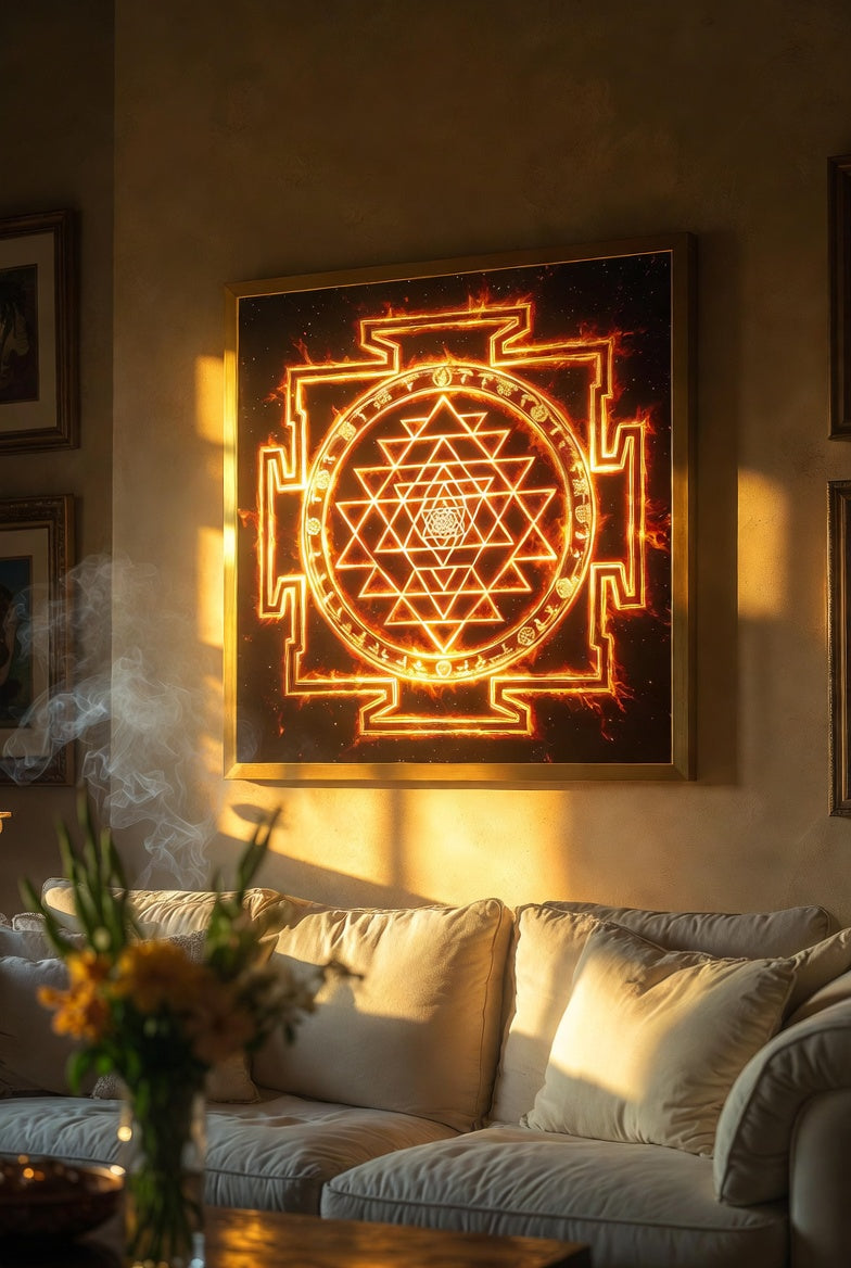 Hanuman Yantra Print | Vastu South Strength & Courage